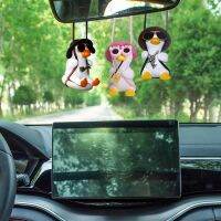 【jw】✻❧■  Anime Little Car Pendant Swing Veículo Espelho Retrovisor Ornamentos Decoração Interior Acessórios para Meninas Presentes