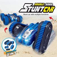 4WD Stunt Car 2 In1 Remote Control Car Two Tire Convert RC Car 360 Degree Rotating Remote Control Vehicle Drift Car Gift For Kid