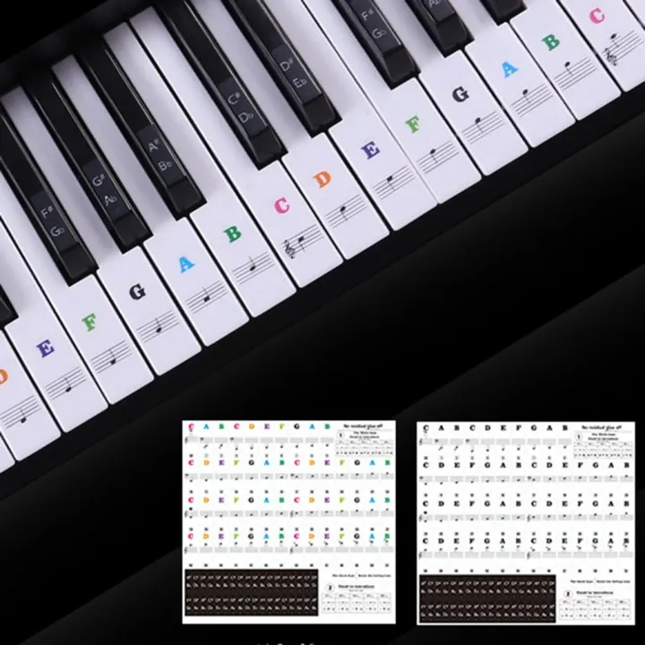 transparent-piano-keyboard-sticker-54-61-key-electronic-keyboard-piano-sticker-88-key-piano-stave-note-sticker-for-white-keys