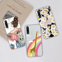 เคสซิลิโคนสำหรับ VIVO เคสเคสโทรศัพท์อ่อนใสลายการ์ตูนหมีดอกเดซี่น่ารักหรูหรา Z5X เคส VivoZ5X Z5x สำหรับ Vivo Z1 Pro เคส Z1Pro เคสห่อหุ้ม6.53นิ้ว