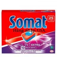 Viên rửa bát và làm bóng cao cấp Somat All in 1 Extra 10 Multi thumbnail