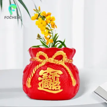 Ceramic Stylish Bag Vase - Ikorii