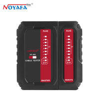 NOYAFA เครื่องตรวจสอบสายนักทดสอบ POE NF-466สายเคเบิลเครือข่ายสายการทดสอบ,เครื่องยิง &amp; ตัวรับสัญญาณ UTP &amp; สาย STP อุปกรณ์ทดสอบความต่อเนื่อง RJ45/RJ11/R]12/CAT5/CAT6/CAT7 UTP เครื่องมือค้นหาสายสัญญาณเครือข่ายโทรศัพท์พร้อมอุปกรณ์ป้องกันการเผาไหม้