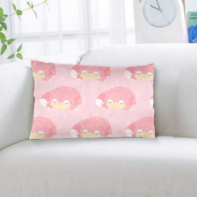 Pokemon Slowpoke 24 "X 16"(60*40ซม.) ปลอกหมอนพิมพ์ลายส่วนบุคคลปลอกหมอนที่ประณีตและโซฟาที่ทันสมัย (ไม่รวมหมอน)