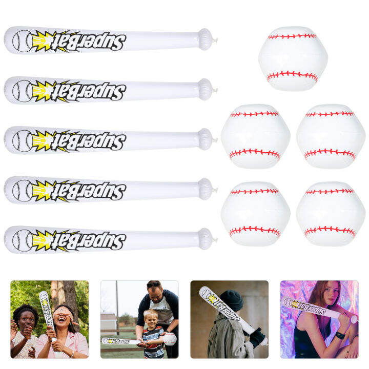 WINOMO Inflatable Baseball Bat Party Favors Kids Sports Theme Toy Beach ...