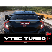 สติ๊กเกอร์ VTEC TURBO สำหรับ HONDA Civic Fc Fk FE , HONDA city turbo สติ๊กเกอร์ 3M สะท้อนแสง