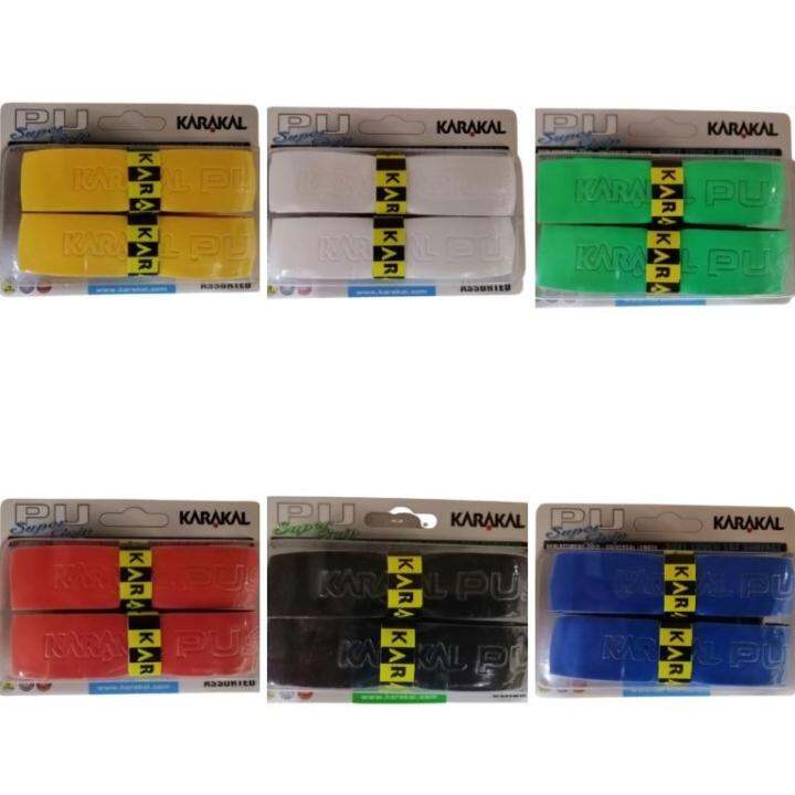 Karakal PU Super Grip - Boite De 24 Grips De Squash Rose