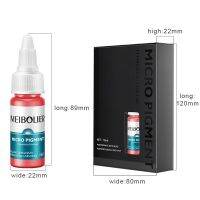 ；‘【；- MEIBOLIER 18Ml Tattoo Microblading Paint Ink Pigment 33 Colors Pigment For Semi Permanent Makeup Eyebrows Lips Tint Consumables