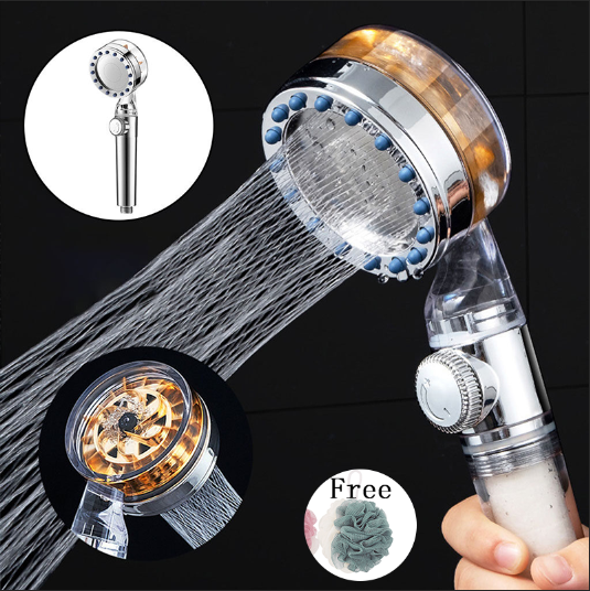 ManilaABC Shower Head Turbocharged Small Waist Shower Hand-held ...