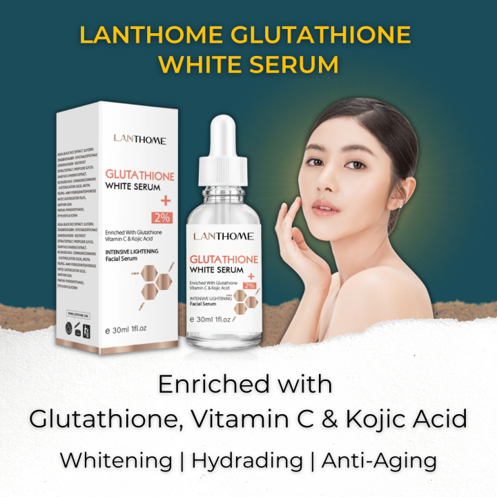 LANTHOME Glutathione White Serum Glutathione, Vitamin C and Kojic
