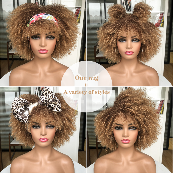 short-curly-afro-wig-synthetic-ombre-brown-black-african-glueless-natural-cosplay-lolita-womens-wig-heat-resistant-annisoul