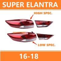 FOR Hyunda SUPER ELANTRA 16-18 TAILLIGHT TAIL LIGHT TAIL LAMP BRAKE LIGHT BACK LIGHT ไฟท้ายเบรกไฟท้ายไฟท้าย Hyunda SUPER ELANTRA 16-18 Lampu Belakang