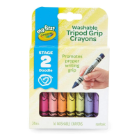 Crayola My First Washable Tripod Grip Crayons for Kids Party 16 Count Drawing Toy