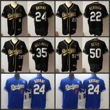 dodgers jersey black and gold