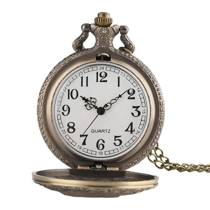 นาฬิกาพกควอทซ์ใบหน้าของคนแก่โบราณย้อนยุคนาฬิกาสร้อยคอลูกปัด80ซม-แบบธรรมดาของขวัญที่ดีที่สุดของสะสม