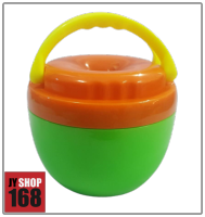 pintoTiffin for food Tiffin, one-tier, Apple-shaped tiffin, stainless steel inner plastic exterior