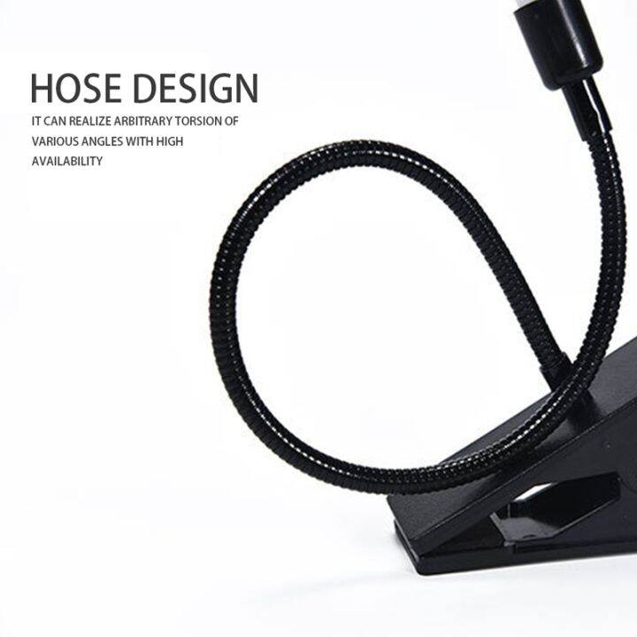 led-reading-light-clamp-desk-lamp-3-modes-clip-light-flexible-eye-care-clamp-light-for-bed-reading-bedroom-black