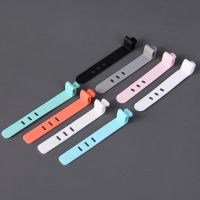2PCS Silicone Buckle Strap Tie Loop Wrap Data Charging Earphone Cord Cable Cable Management Cable Management