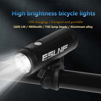 ไฟจักรยาน1600Lumen ไฟหน้าจักรยาน4800MAh ไฟฉาย Handlebar ชาร์จ USB MTB Road Highlight