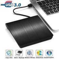 USB3.0มือถือบางภายนอก DVD RW CD Writer เครื่องเล่นอ่านเครื่องเขียนสำหรับแล็ปท็อปแมคบุ๊ค/เดสก์ท็อป PC Win 7/8/10เครื่องเล่นซีดี