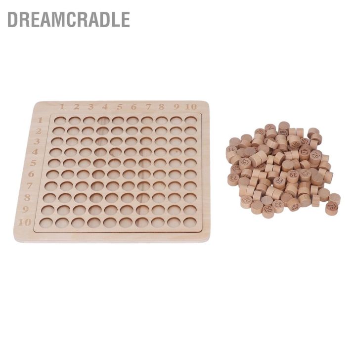 dreamcradle-2-in-1-กระดานสูตรคูณคณิตศาสตร์ไม้เพื่อการศึกษาเด็กของเล่นกระดานนับเลขสำหรับเด็กก่อนวัยเรียน