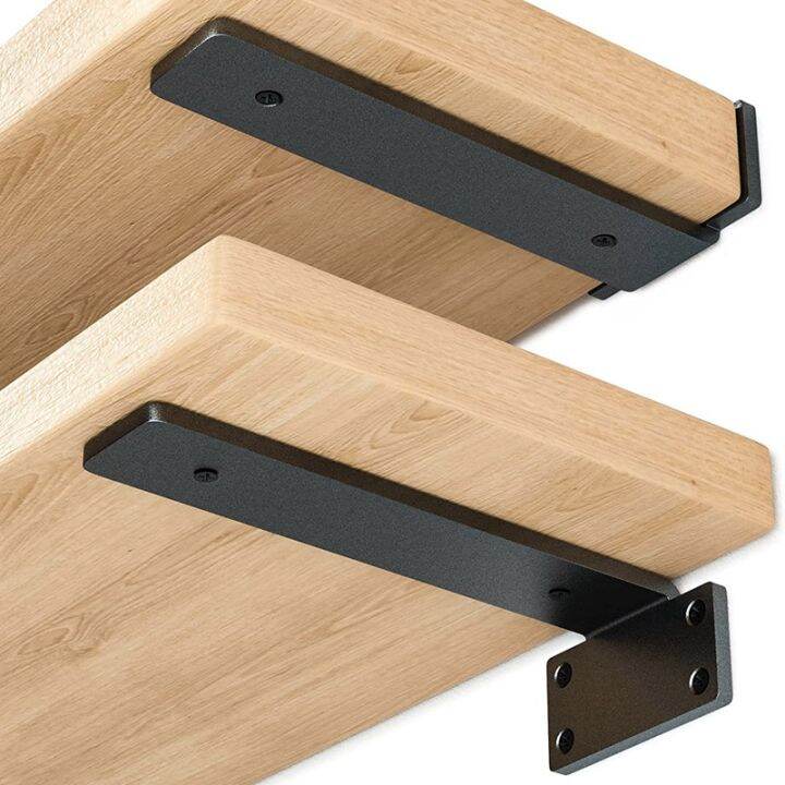 2-pack-wall-shelf-rustic-industrial-shelf-brackets-with-modern-iron-finish-8-inch