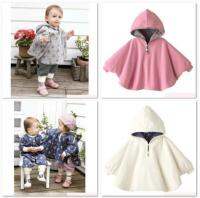 Baby Coats Girls Smocks Outerwear Fleece cloak Jumpers mantle Childrens Poncho 1pcs/lot Cape