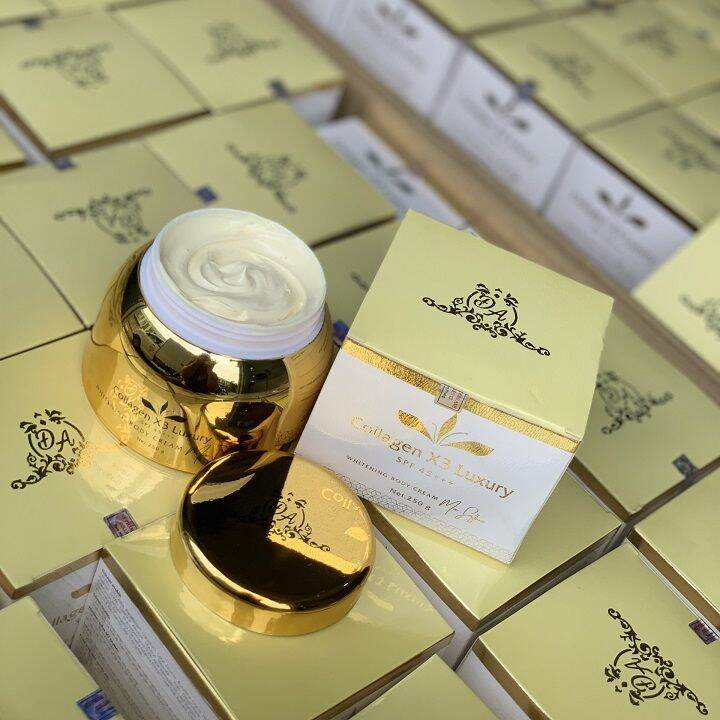 Combo 10 Hộp Kem body collagen x3 Luxury Đông Anh Mix Saffron 250gr (Chính hãng) Lazada.vn