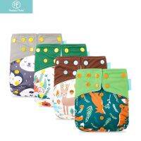 Happy Flute Onesize AI2 Pocket Cloth Diaper With Bamboo Cotton Insert Eco-Friendly Reusable Washable Waterproof  Nappy