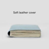 A5 Horizontal Line Notebook Chronicle Hand Book Summary Book Record Book Soft Leather Simple Diary