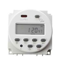 CN101A 16A 110/220/24/12V Microcomputer Timer Digital สำหรับสวิทช์เวลา LCD ตั้งเวลาควบคุมช่วง1min-16