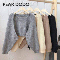 [จัดส่งภายใน 3 วัน] PEAR DODO เวอร์ชั่นเกาหลีหลวมแขนสั้นป้องกันแสงแดดคาร์ดิแกนสำหรับผู้หญิง