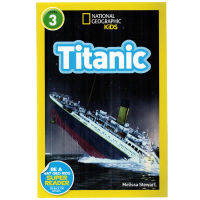 Imported English original genuine picture book National Geographic Children Level 3: Titanic National Geographic graded reading elementary childrens English Enlightenment picture book