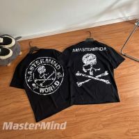 SLNQ MASTERMIND joint name dark skull heavy industry destroys holes High Street short-sleeved T-shirt mens and womens loose printed short-sleeved trendy lj