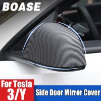 Hans1 Car Paste Side Door Mirror Cover Tesla 3 Y 2021 2022 Exterior Accessories Sides Rearview