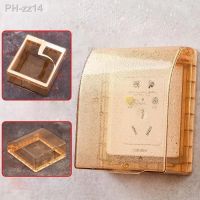 ❇☸ 86 type wall socket waterproof box panel 45mm heightened protection box nail-free glue paste type simple installation waterproof