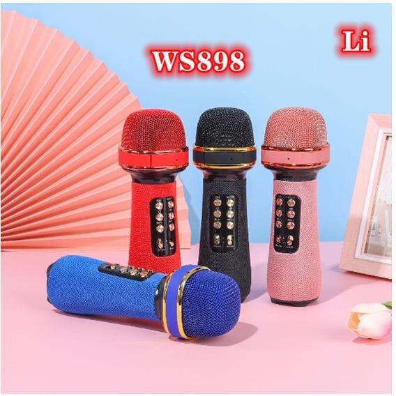 Hot zlufvb COLOR WS898 Bluetooth Handheld Microphone Karaoke