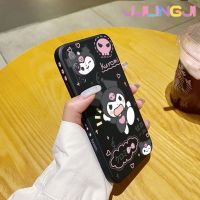 Jjlingji เคสปลอกสำหรับ Samsung S20 FE 4G S20 FE 5G เคสการ์ตูนคุโรมแบบนิ่มบางเคสมือถือด้านข้างลายขอบสี่เหลี่ยมเคสนิ่มซิลิโคนเคสป้องกันการกระแทก