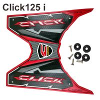 Click 125i/150i แผ่นวางเทา้ยางปูพื้น แดง-ดำ แผ่นปูพักเท้าหน้า Honda CLICK 125i / 150i