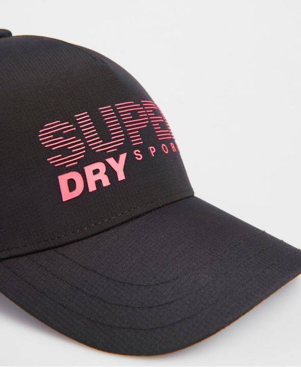 superdry-sport-cap-หมวก-หมวกแก็ป-สำหรับผู้หญิง-สี-black