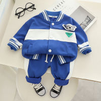 Boys Girls Baseball Jacket + Pants Clothes Set Children Autumn Tracksuit Baby Long Sleeve Casual Clothing Suits 0-3 Years