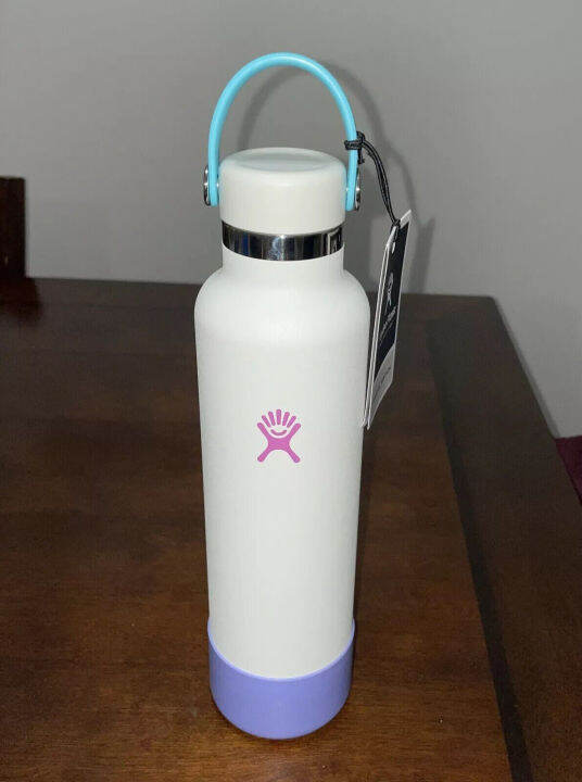 Limited Edition Hydro Flask W Flex Cap And Boot White Purple Pink “wind” 24oz Lazada Ph