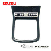 ?สินค้าจริง? ช่องใส่ปรีย์ ISUZU D-MAX ALL NEW ปี 2012 (เกียร์ ออโต้) หน้าปรีย์ สีดำ สำหรับเพิ่มช่องใส่ปรีในรถ เครื่องเสียงติดรถยนต์ ช่องใส่ปรี