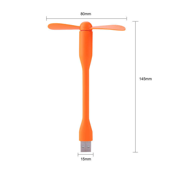พาวเวอร์แบงค์คอมพิวเตอร์โน้ตบุ๊กอุปกรณ์หน้าร้อนพัดลม-usb-ขนาดเล็กยืดหยุ่นได้สำหรับพาวเวอร์แบงค์-พัดลมระบายความร้อนโน๊ตบุ๊ค