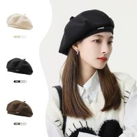 Korean Fashion Women Berets Autumn Winter Hats Vintage French Plaid Top Military Cap Painter Hat Street Girls Octagonal Caps