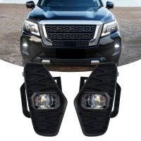 ไฟตัดหมอก LED ไฟวิ่งกลางวัน Daylight สำหรับ Nissan Navara 2020 2021 NP300 Nueva Facelift Pro-4X กันน้ำรถ Accessories