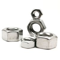 1/10pcs UNC UNF 1/4 5/16 3/8 7/16 1/2 9/16 5/8 304 A2 70 Stainless Steel UK US Standard Coarse Fine Thread Hex Nut Hexagon Nut