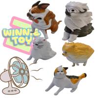 โมเดล model สัตว์เลี้ยงน่ารัก 5 แบบ วิ่ง เล่นทวนลม winnietoys