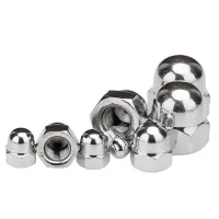 304 Stainless Steel Cap Nut Decorative Nut Cap M3 M4 M6 M8 M10 M12 M16 M20 M22