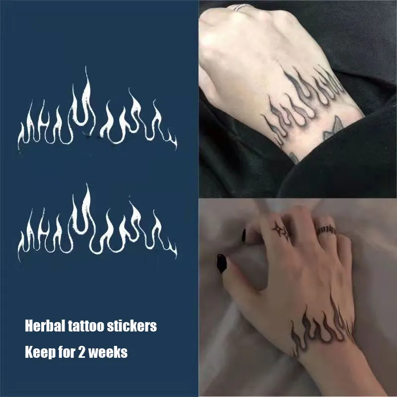 Flames by @themagicrosa - Tattoogrid.net